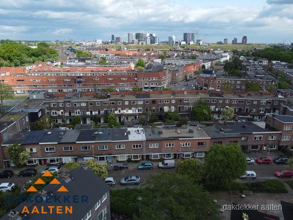 Luchtfoto van daken in woonwijk Aalten Luchtfoto van daken in woonwijk Aalten